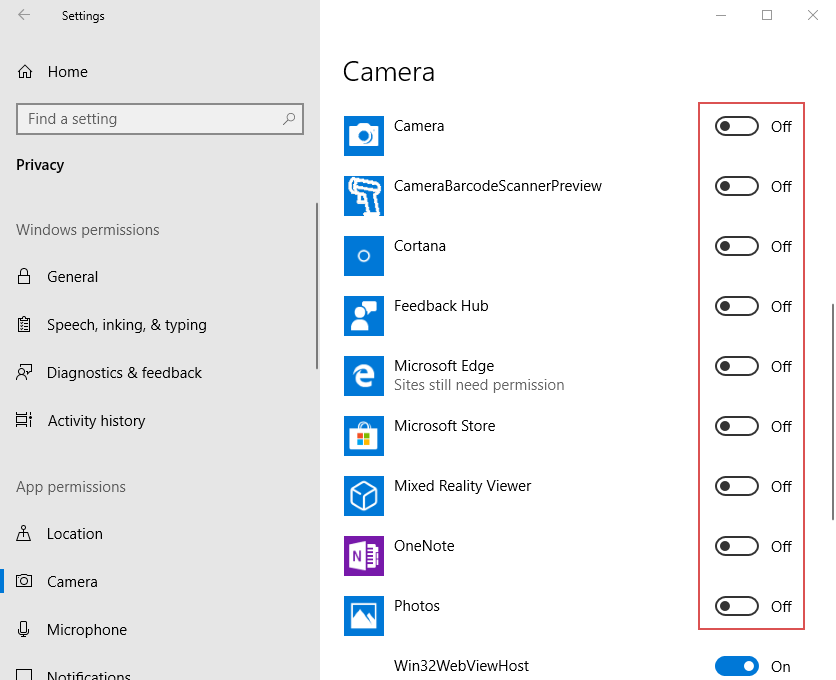 Fix Camera Webcam Not Working After Windows 10 1803 1809 1903 Update